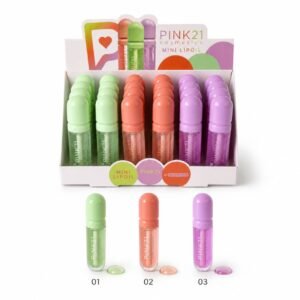 e7f2dcaeb423689118c28898b0e0c086.jpg Pink 21 Mini Lip Oil - CS6583 - Box 24 Un