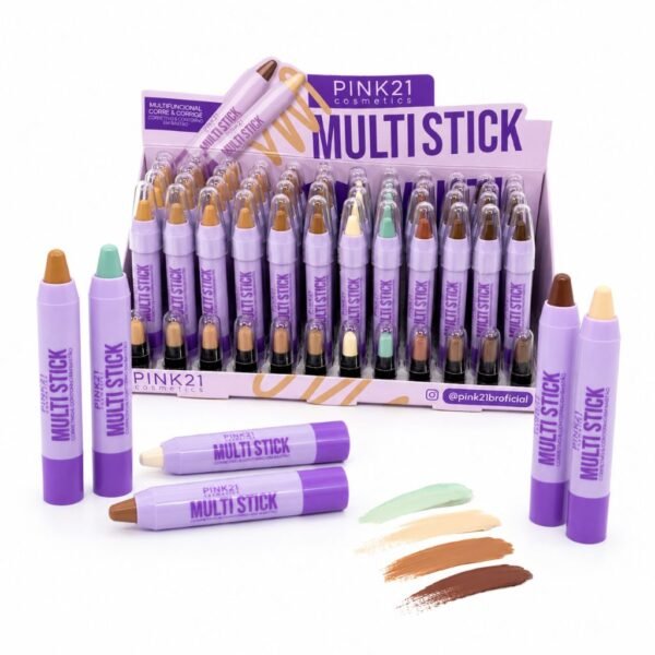 Pink 21 Multistick Multifuncional - CS6476 - Box 48 Un