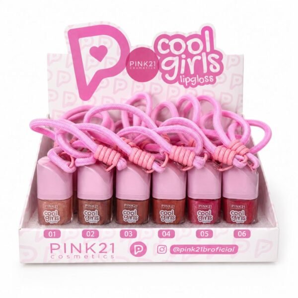Pink 21 Cool Girls Lip Gloss - CS6950 - Box 24 Un