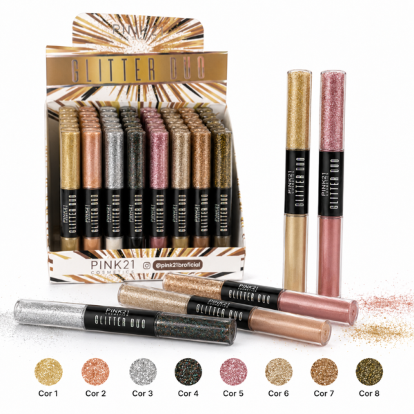 Pink 21 Glitter Duo - CS6605 - Box 48 Un