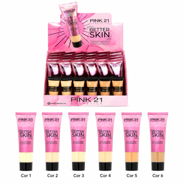 f72fa6418974e609ecb78c0b378c7fe8.png Pink 21 Base Líquida Your Better Skin - CS3492 - Box 24 Un