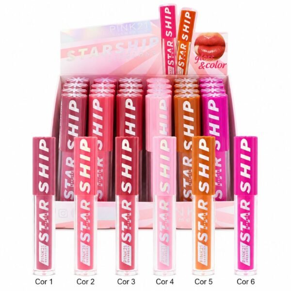 Pink 21 Lip Gloss Starship - CS5836 - Box 24 Un