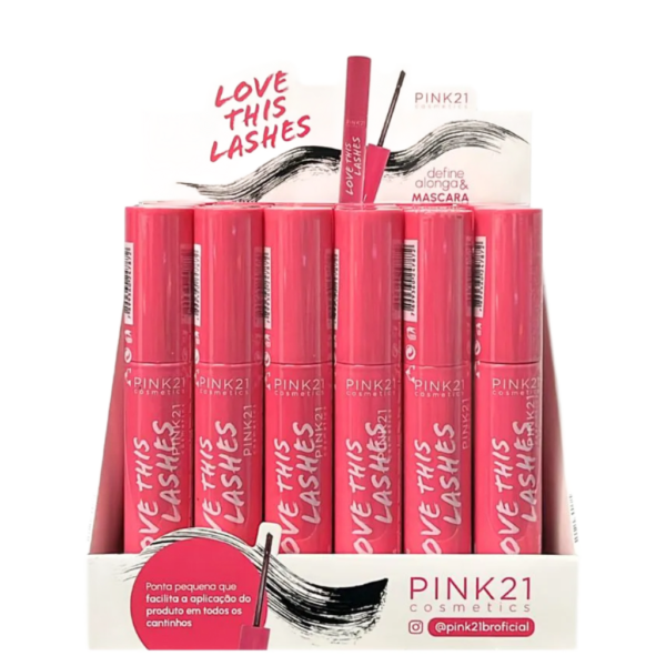 fb5791f7d05363126c97ba71a41055ec.png Pink 21 Máscara de Cílios Love This Lashes - CS4684 - Box 24 Un