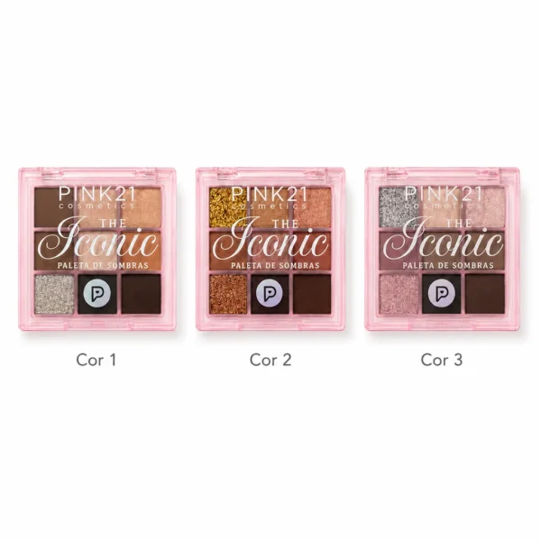Pink 21 The Iconic Paleta de Sombras - CS7096 - Box 24 Un