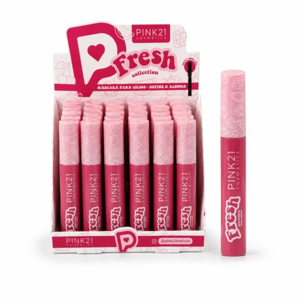 Pink 21 Fresh Máscara Para Cílios Define e Alonga - CS6892 - Box 24 Un