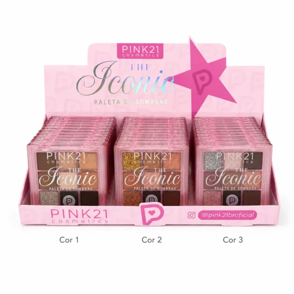 Pink 21 The Iconic Paleta de Sombras - CS7096 - Box 24 Un