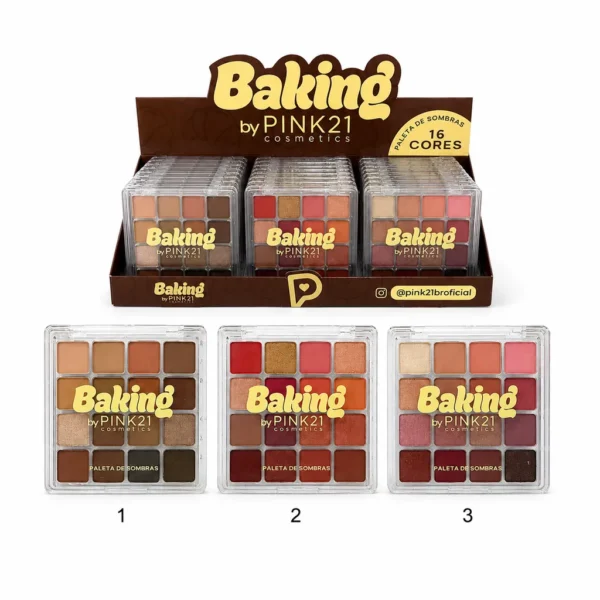 Pink 21 Baking Paleta de Sombras - CS6819 - Box 24 Un