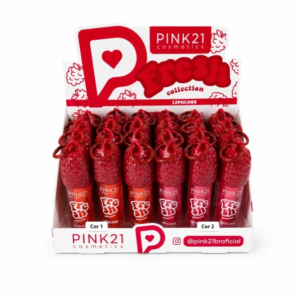 Pink 21 Fresh Lip Gloss - CS7098 - Box 24 Un