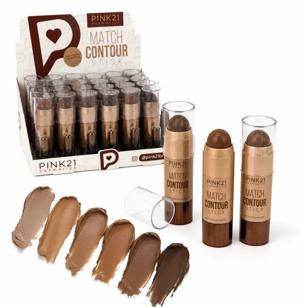 8efd3b489fd6e3298b8ed98eadf27684.webp Pink 21 Match Contour Stick Contorno em Bastão - CS6890 - Box 24 Un