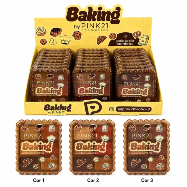 Pink 21 Baking Paleta de Sombras - CS6825 - Box 24 Un