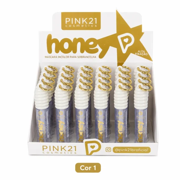 a159d6df14aab7d56bfd491966056309.webp Pink 21 Honey Máscara Incolor Para Sobrancelha - CS7038 - Box 24 Un