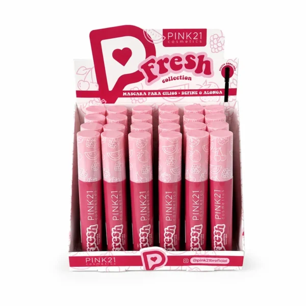 Pink 21 Fresh Máscara Para Cílios Define e Alonga - CS6892 - Box 24 Un