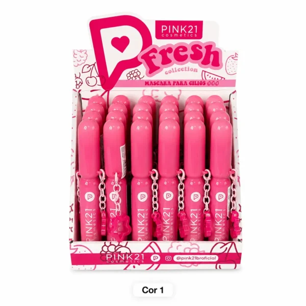 Pink 21 Fresh Máscara Para Cílios - CS7011 - Box 24 Un