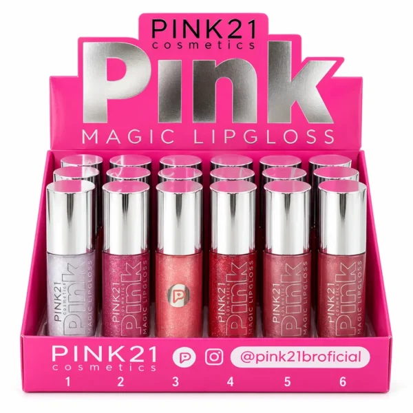 Pink 21 Pink Magic Lipgloss - CS5863 - Box 24 Un