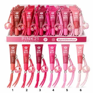 Pink 21 Pink Music Lip Gloss - CS7087 - Box 24 Un