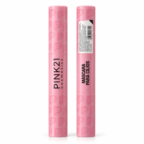 Pink 21 Máscara para Cílios 2 em 1 Extra Volume e Alonga - CS6957 - Box 24 Un