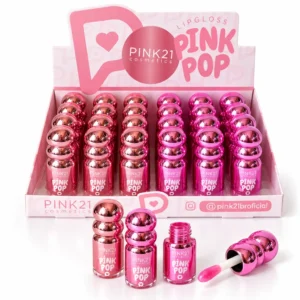 Pink 21 Pink Pop Lip Gloss - CS6666 -  Box 24 Un