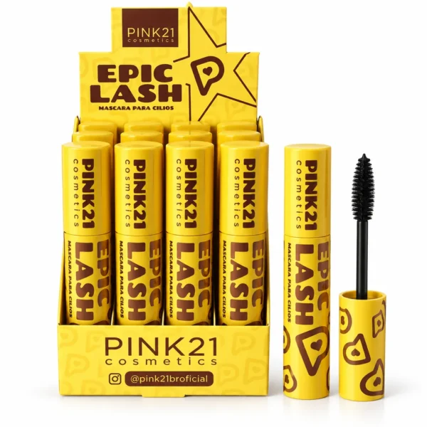 Pink 21 Epic Lash Máscara para Cílios - CS6675 - Box 12 Un