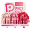 Pink 21 Pinks Charm Lipgloss com Chaveiro para Celular - CS7088 - Box 24 Un