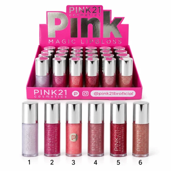 Pink 21 Pink Magic Lipgloss - CS5863 - Box 24 Un