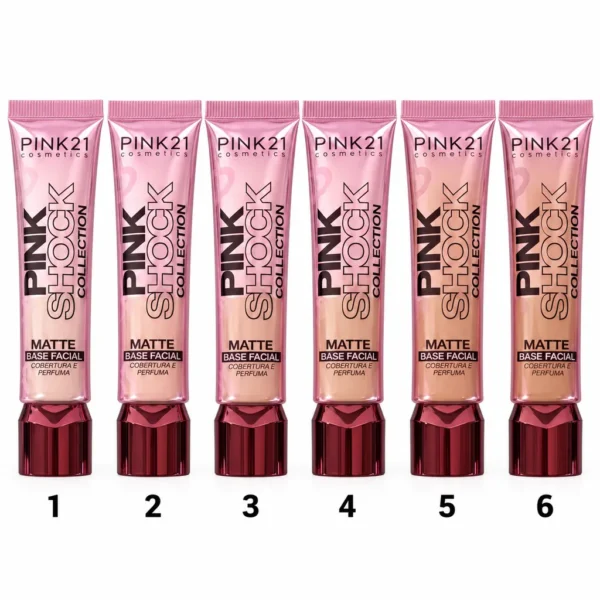 Pink 21 Pink Shock Base Facial Matte - CS7078 - Box 24 Un