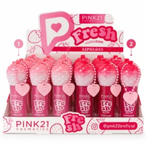 Pink 21 Fresh Collection Lip Gloss - CS6798 - Box 24 Un