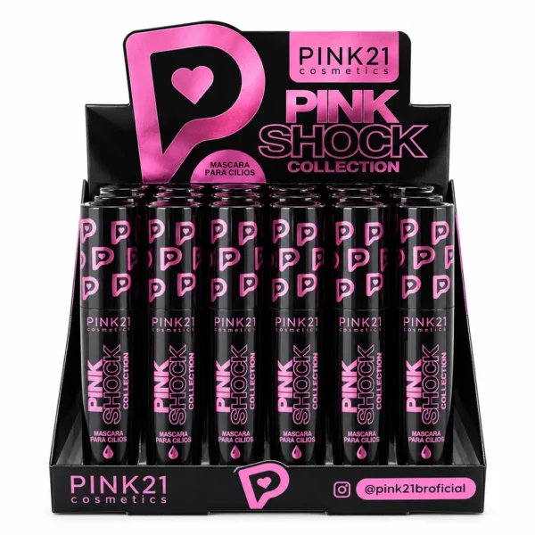 Pink 21 Pink Shock Máscara para Cílios - CS6938 - Box 24 Un