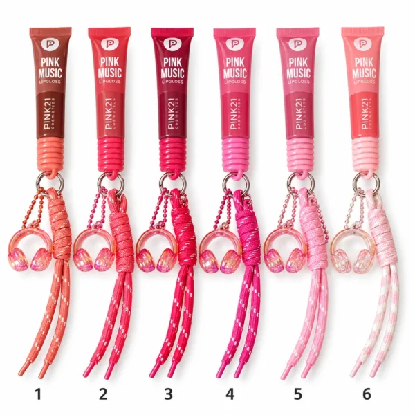Pink 21 Pink Music Lip Gloss - CS7087 - Box 24 Un
