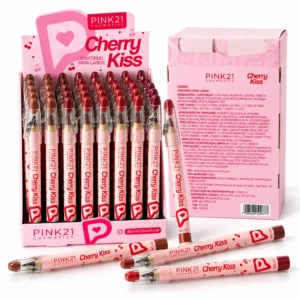 Pink 21 Cherry Kiss Contorno para Lábios - CS6885 - Box 48 Un