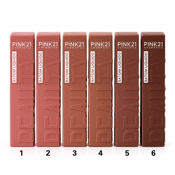 Pink 21 Beauty Batom Líquido - CS6669 - Box 24 Un