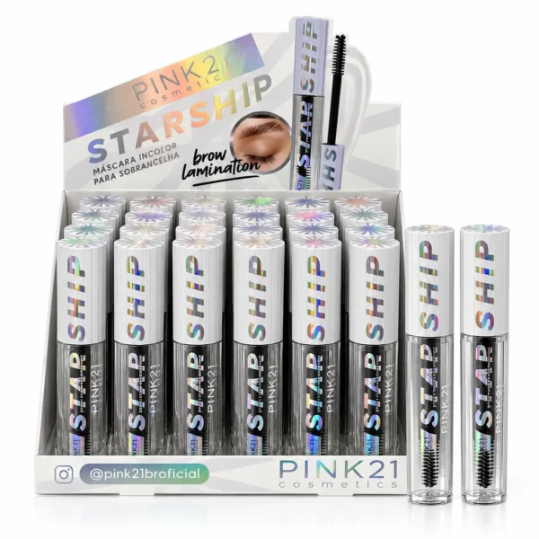 d1fb2838fb3fed48656bb0230208adda.webp Pink 21 Starship Máscara Incolor para Sobrancelhas - CS5829 - Box 24 Un