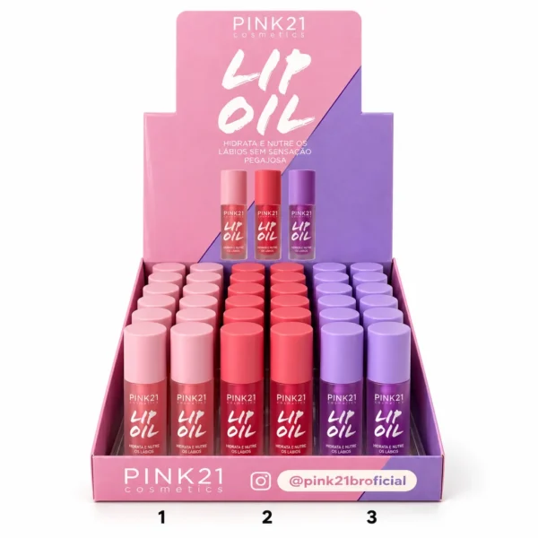Pink 21 Lip Oil - CS5101 - Box 48 Un